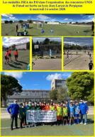Les médaillés JSEA des P.O dans l’organisation  des rencontres UNSS  de Futsal sur herbe au lycée Jean Lurçat de Perpignan  le mercredi 14 oct...