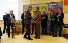 Yves Deloison honoré par la ligue de Picardie de tennis (Somme)